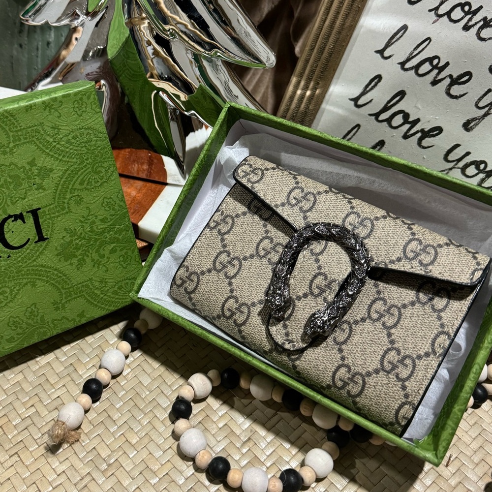 Inspired monogrammed wallet